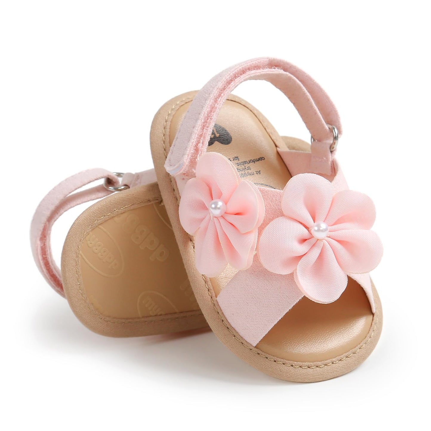 Infant Baby Boys Girls Sandals Summer Baby Wedding Dress Flat Shoes Newborn Crib Shoes First Walkers Prewalkers Shoes