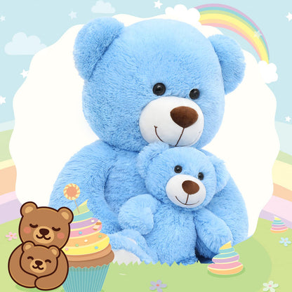 Muiteiur 49 inch Giant Teddy Bear Stuffed Animal, Big Bear Plush with Big Footprint, Great Gift for Party Decorations (Brown)
