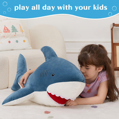 MorisMos Giant Alligator Stuffed Animal, 67inch Soft Large Alligator Plush Toy, Big Stuffed Crocodile Gifts for Kids Boys Girls