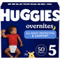 Huggies Size 5 Overnites Baby Diapers: Overnight Diapers, Size 5 (27+ lbs), 100 Ct (2 Packs of 50)