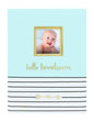 Pearhead Hello Baby First 5 Years Memory Book, Baby Girl Keepsake for New and Expectant Parents, Pregnancy And Milestone Journal, Pink