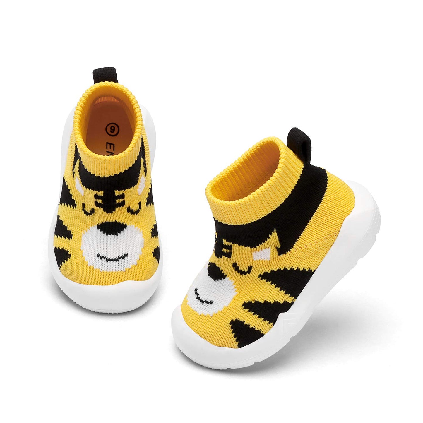 Engtoy Baby Shoes & Socks - Non-Slip Breathable Slippers with Soft Rubber Sole - Baby Boys & Girls Slip On Sneakers