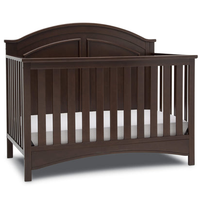 Delta Children Perry 6-in-1 Convertible Crib - Greenguard Gold Certified, Bianca White