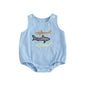 Halloween Baby Clothes Newborn Boy Tractor Pumpkin Onesie Infant Sleeveless Romper Toddler Bodysuit Cute Outfit