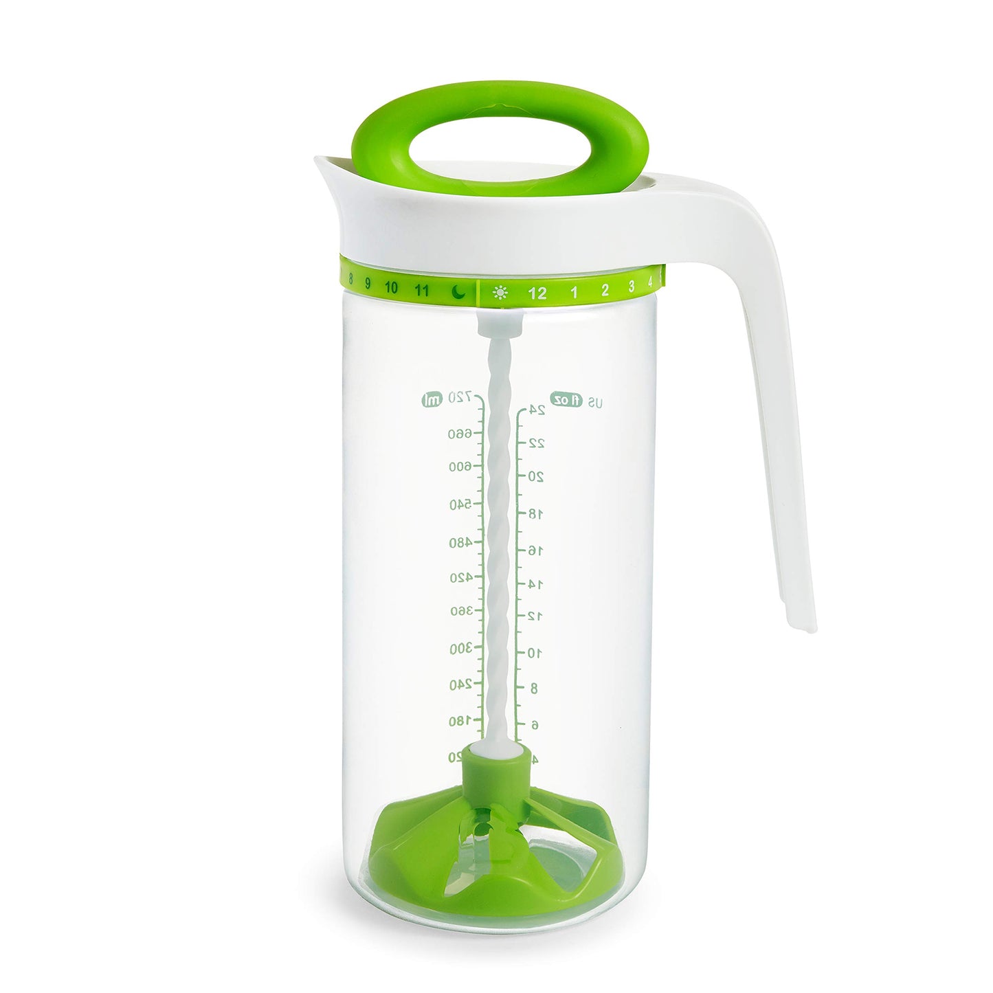 Munchkin Smart Blend Formula Mixing and Breast Milk Storage Pitcher, 24 Ounce, Green