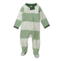 HonestBaby Sleep & Play Footed One-Piece Pajama Sleeper 100% Organic Cotton, Baby Boys