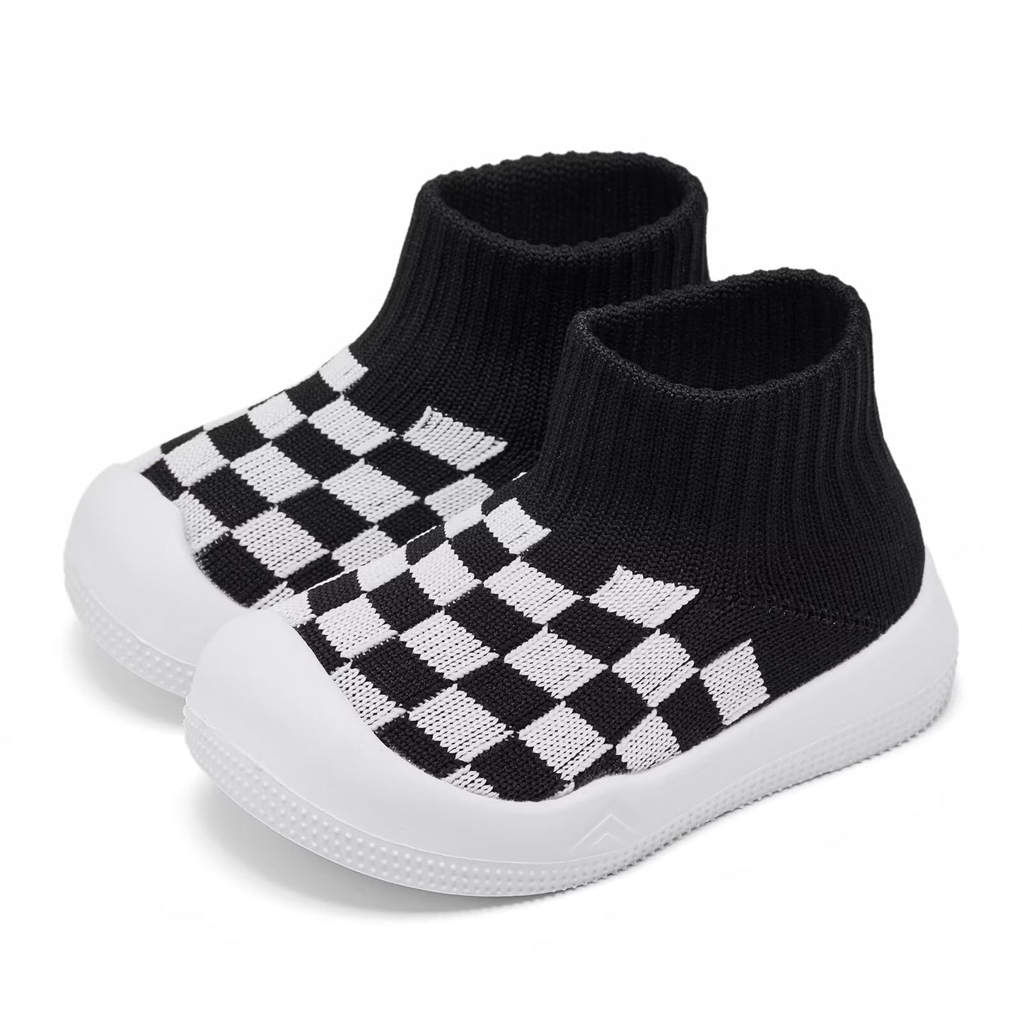 Eashi Baby Boy Girl Non-Skid Indoor Infant Walking Shoes Breathable Warm Elastic Sock Shoes with Memory Sole Protect Toes Outdoor Sneakers