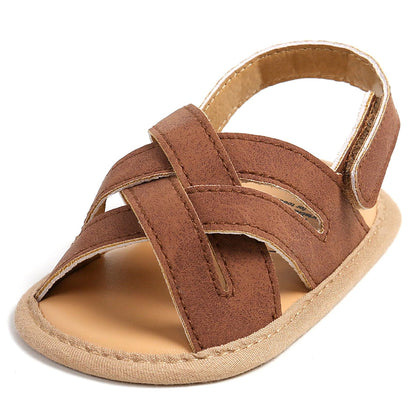 CoKate Baby Girls Sandals Ruffle Bowknot Premium Soft Sole Anti-Slip Open Toe Breathable Summer Outdoor First Walker Shoes Baby Sandals 0-3 months girls