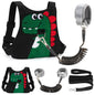 Toddler Leash-Baby Walking Safty Harness and Child Anti Lost Wrist Link for Girls/Boys Travel (Green)