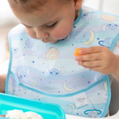 Bumkins Disney Bibs for Girl or Boy, SuperBib Baby and Toddler 6-24 Months, Essential Must Have for Eating, Feeding, Baby Led Weaning, Mess Saving Waterproof Soft Fabric, 3-pk Pooh Bear and Friends