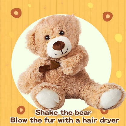 Meooeck 185 Pcs Bear Baby Shower Party Decorations Table Centerpieces 5 Pcs 13. 5'' Gender Reveal Bears 180 Balloons Kit Baby Shower Table Decor for Birthday Wedding(Green, Brown, Nude, White)