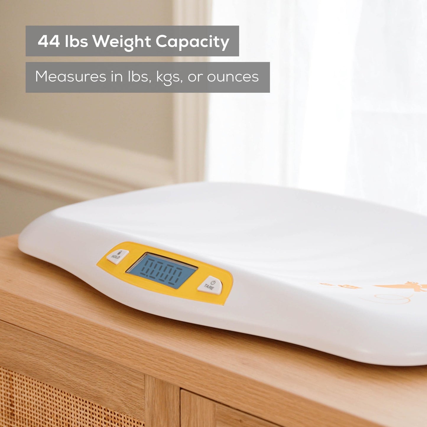 Beurer BY82 Multifunctional Baby Scale for Infants, Pets, Kids, & Adults up to 396lbs, Measures in 4 Units with Backlit Digital Display & Hold Function for Accuracy, Animal Scale for Cats and Dogs