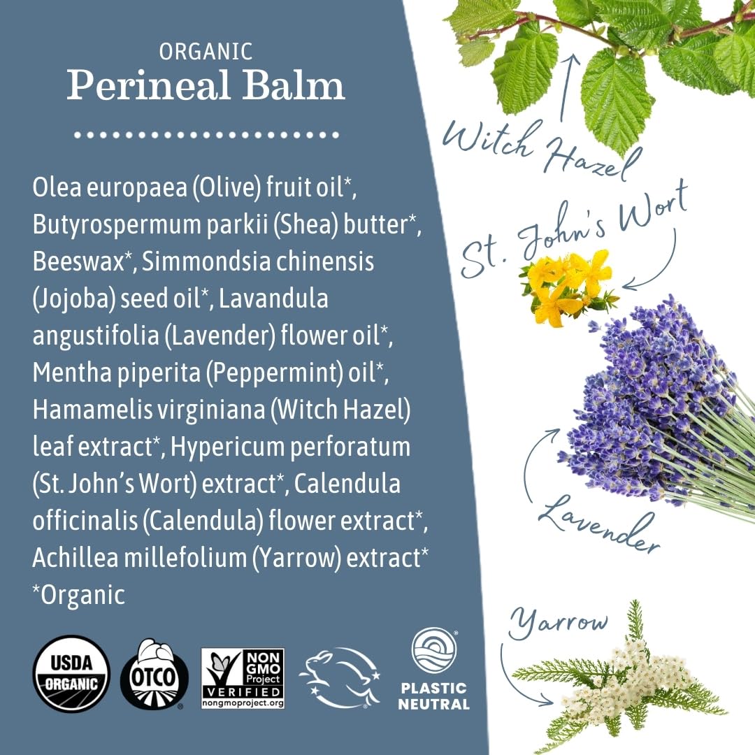 Earth Mama Herbal Perineal Spray | Safe for Pregnancy and Postpartum Recovery, Witch Hazel Natural Cooling Spray For After Birth Feminine Care Essentials, No Benzocaine or Butane, 4-Fluid Ounce