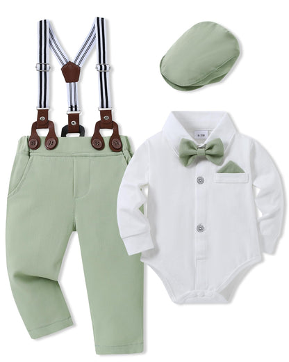 SANMIO Baby Boy Clothes 0-24M Baby Boy Suits 4pcs Baby Boys Baptism Easter Outfits Baby Christmas Clothes