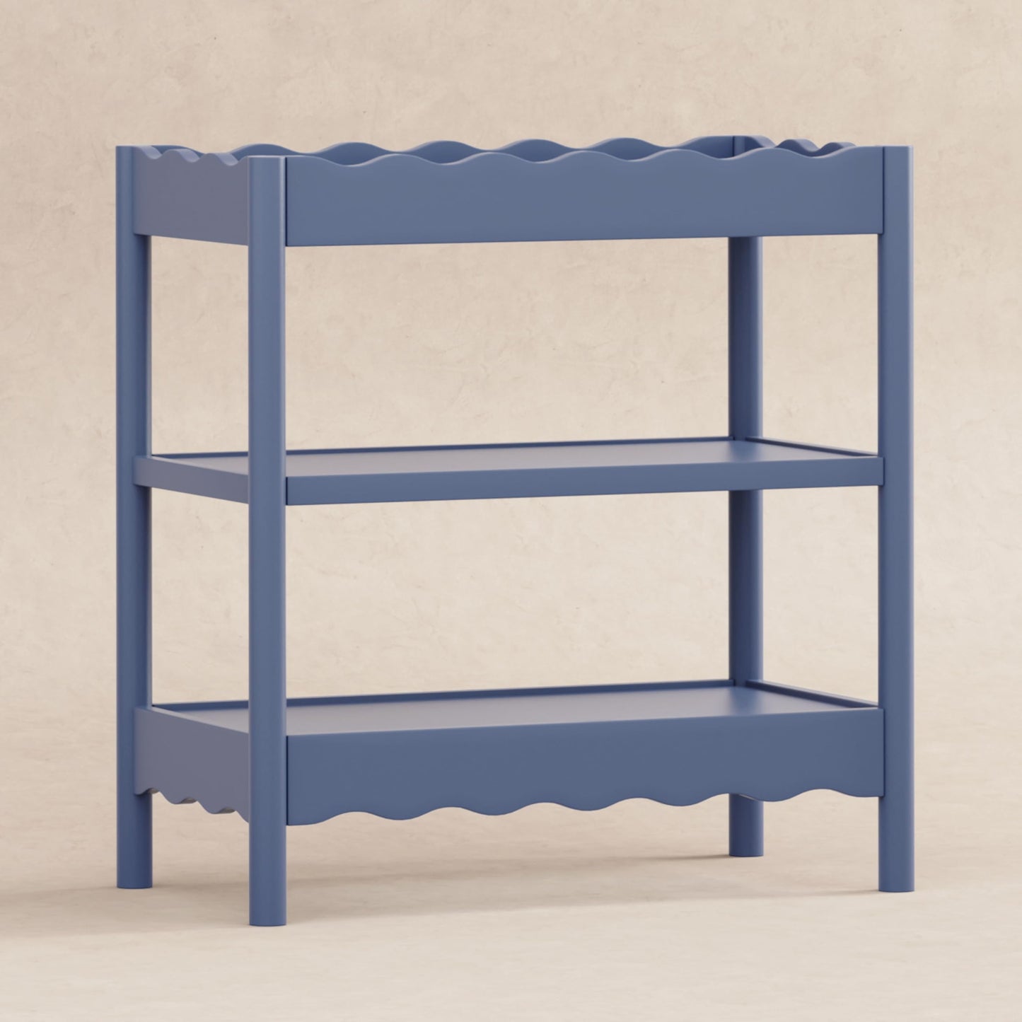 babyletto Swell Changing Table in Cove Blue, Greenguard Gold Certified
