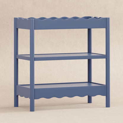 babyletto Swell Changing Table in Cove Blue, Greenguard Gold Certified