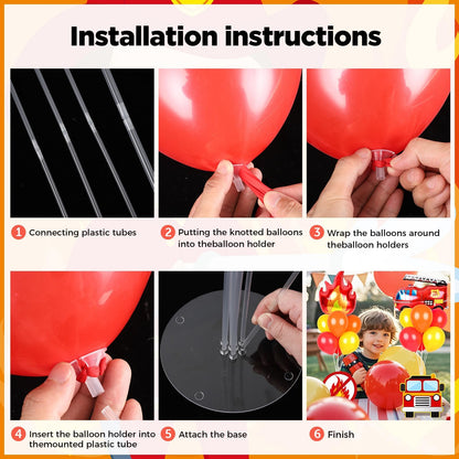 4 Sets Balloon Stand Kit for Table Bear Baby Shower Tables Centerpieces with Balloon Boy Baby Shower Decorations for Bear Theme Gender Reveal Birthday Party Table Decorations Supplies (Brown Bear, 4)