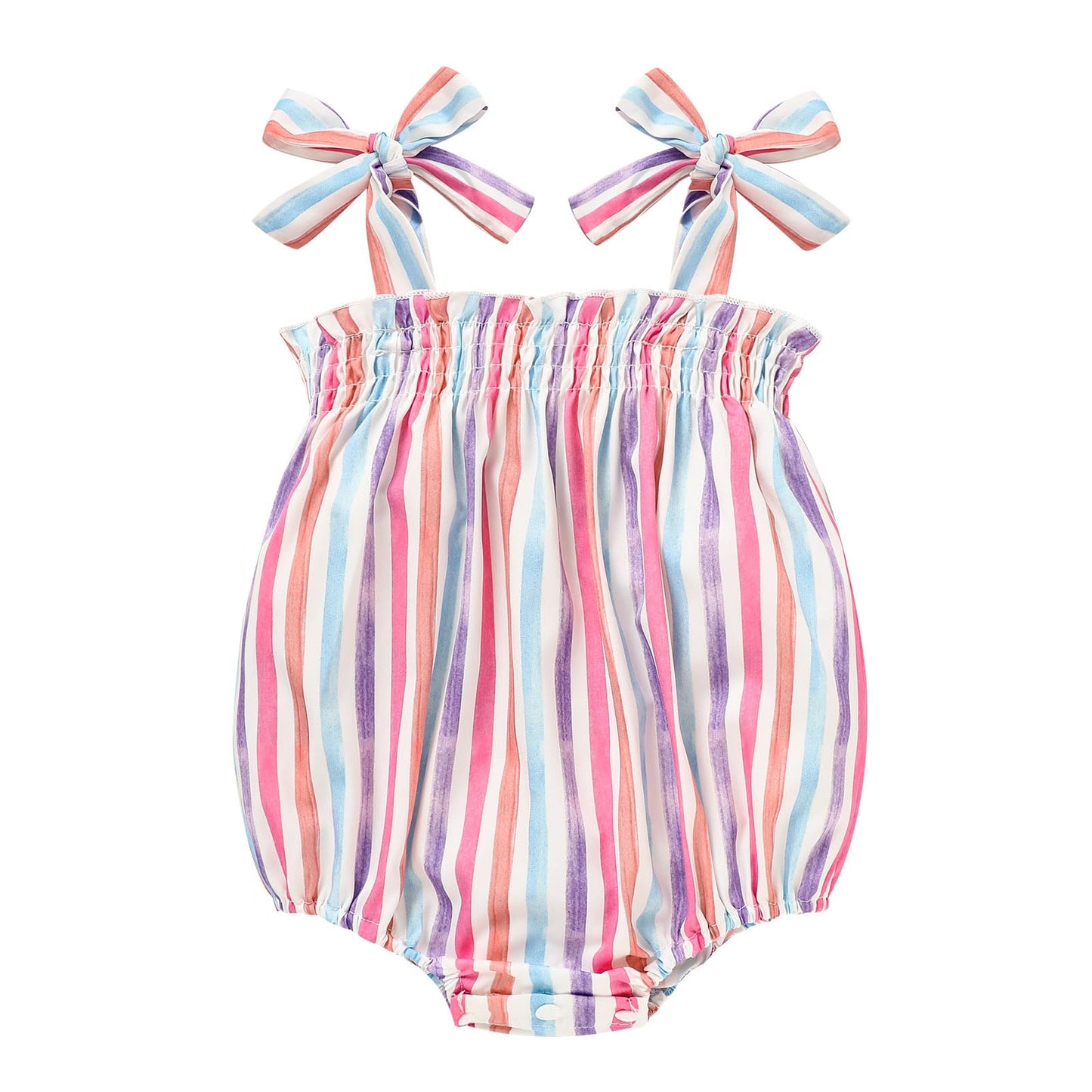 Baby Girl Summer Clothes Newborn Girl Outfits Cute Strap Baby Girl Romper Jumpsuit Infant Floral One Piece Bodysuit