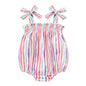Baby Girl Summer Clothes Newborn Girl Outfits Cute Strap Baby Girl Romper Jumpsuit Infant Floral One Piece Bodysuit