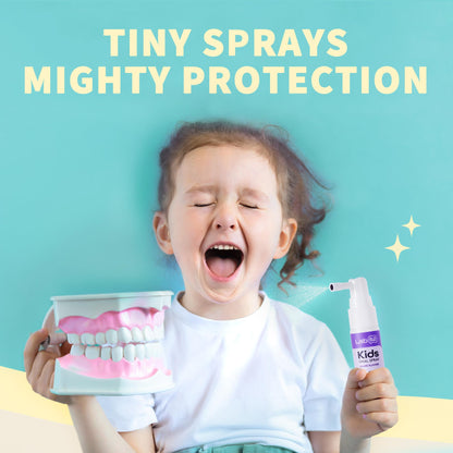 LAB52 Kids Oral Spray, Xylitol Flavor Free Spray for Toddlers & Preschoolers, Fluoride-Free Daily Oral Care
