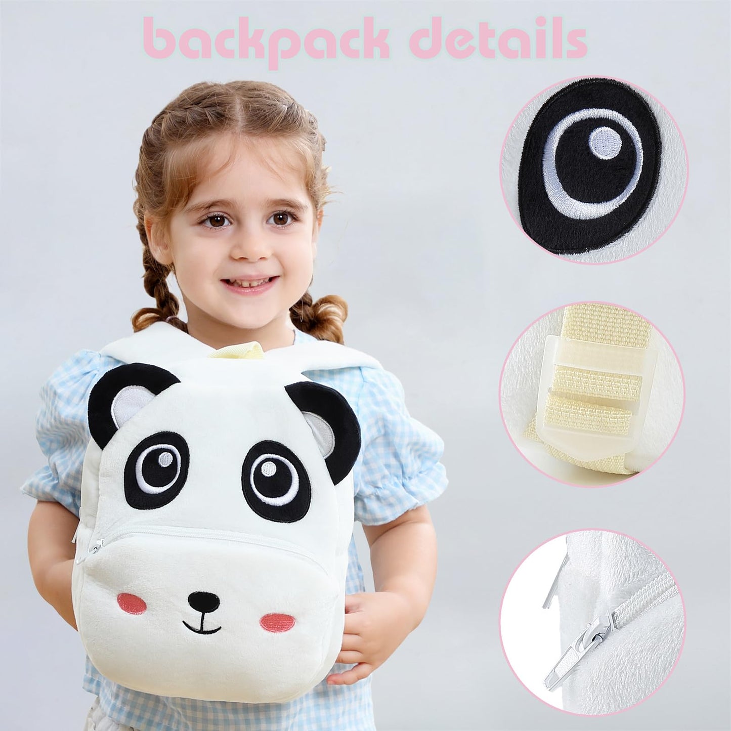 Toddler Backpack for Girls Boys School Small Backpacks Toddler Back Pack Stuffed Animal Backpack Kawaii Kids Mini School Bag Preschool Age 2-4 Unicorn