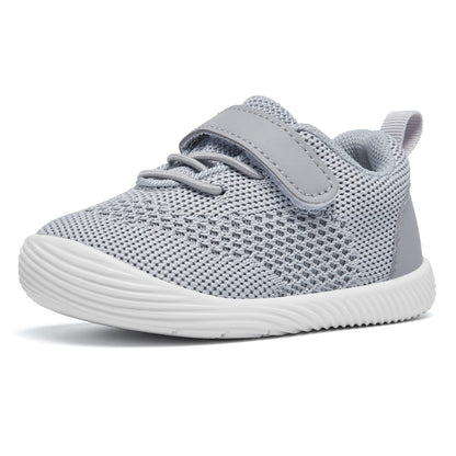 MORENDL Toddler Sneakers Baby Boys & Girls Barefoot Shoes Lightweight Breathable Walking Running Tennis Athletic Sport Shoes