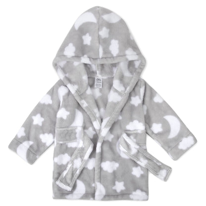Baby and Infant Bath Robe with Hood and Baby Beach Cover Up for Boys and Girls 0-9 Months (Enchanted Evening)