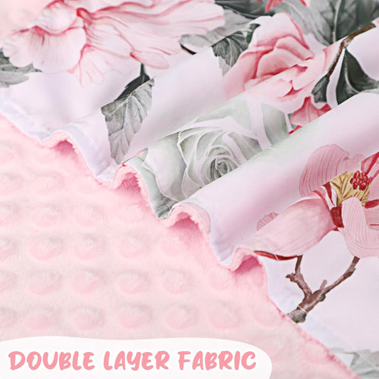 Baby Car Seat Cover, Breathable Infant Carseat Cover for Summer Peekaboo Opening Car Seat Canopy Cover, Nursing Cover for Baby Boys Girls (Flower)