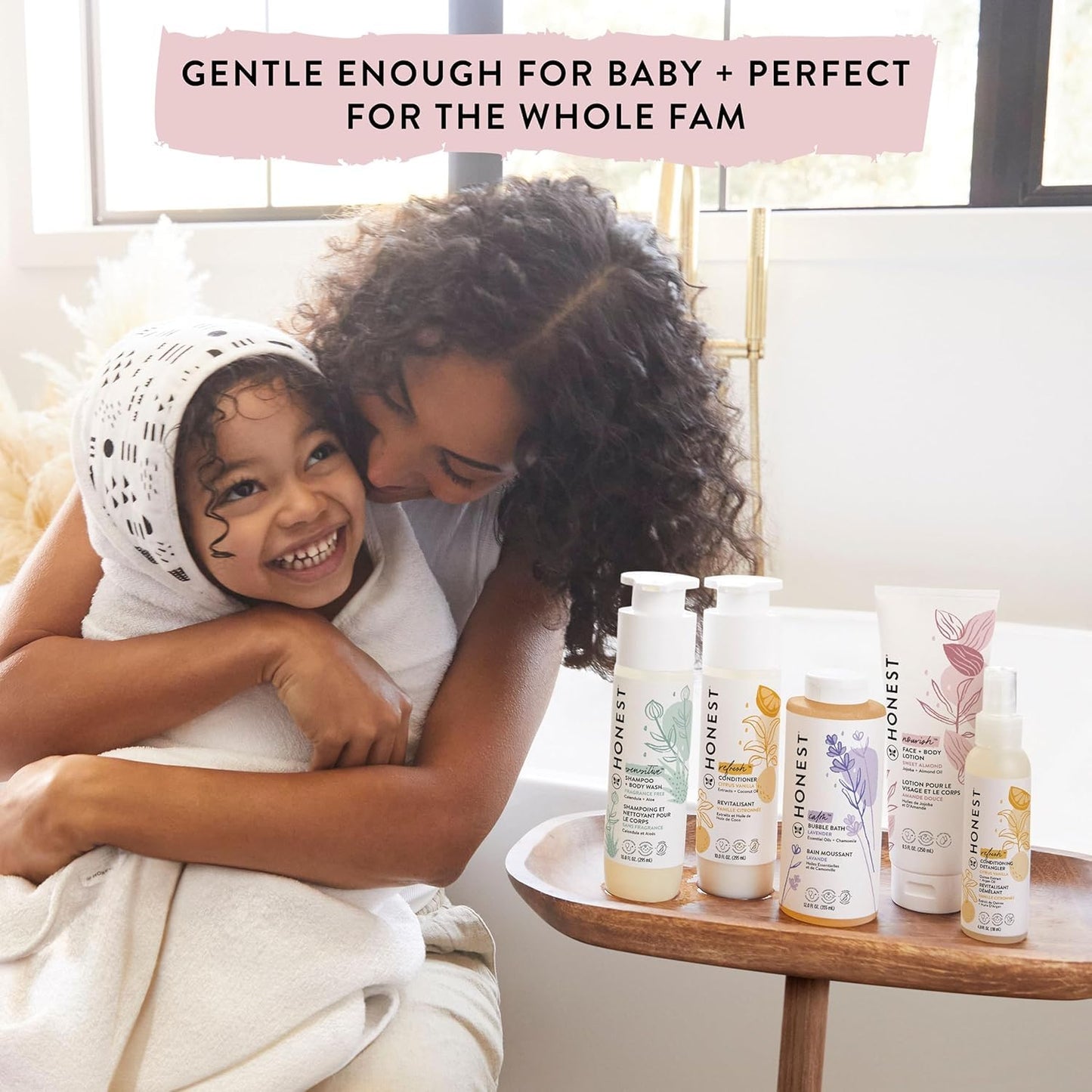 The Honest Company Hydrating Face + Body Lotion | Fast Absorbing, Naturally Derived, Hypoallergenic | Fragrance Free Sensitive, 8.5 fl oz