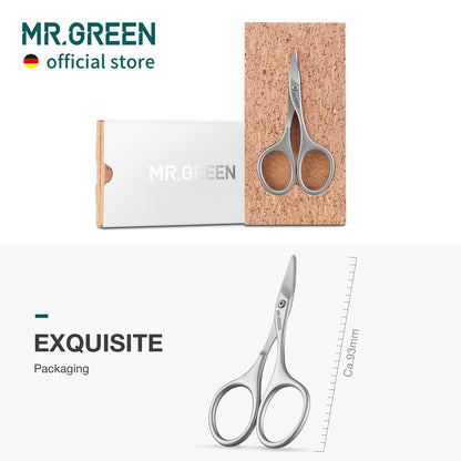 MR.GREEN Baby Nail Scissors Safety Nail Care Clippers Cutter Newborn Baby Convenient Nail Grooming Manicure Tool (Nail Scissors+Glass File)