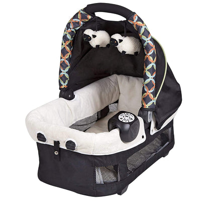 Baby Trend Lil’ Snooze™ Deluxe III Nursery Center® Playard for Twins, Cozy Grey
