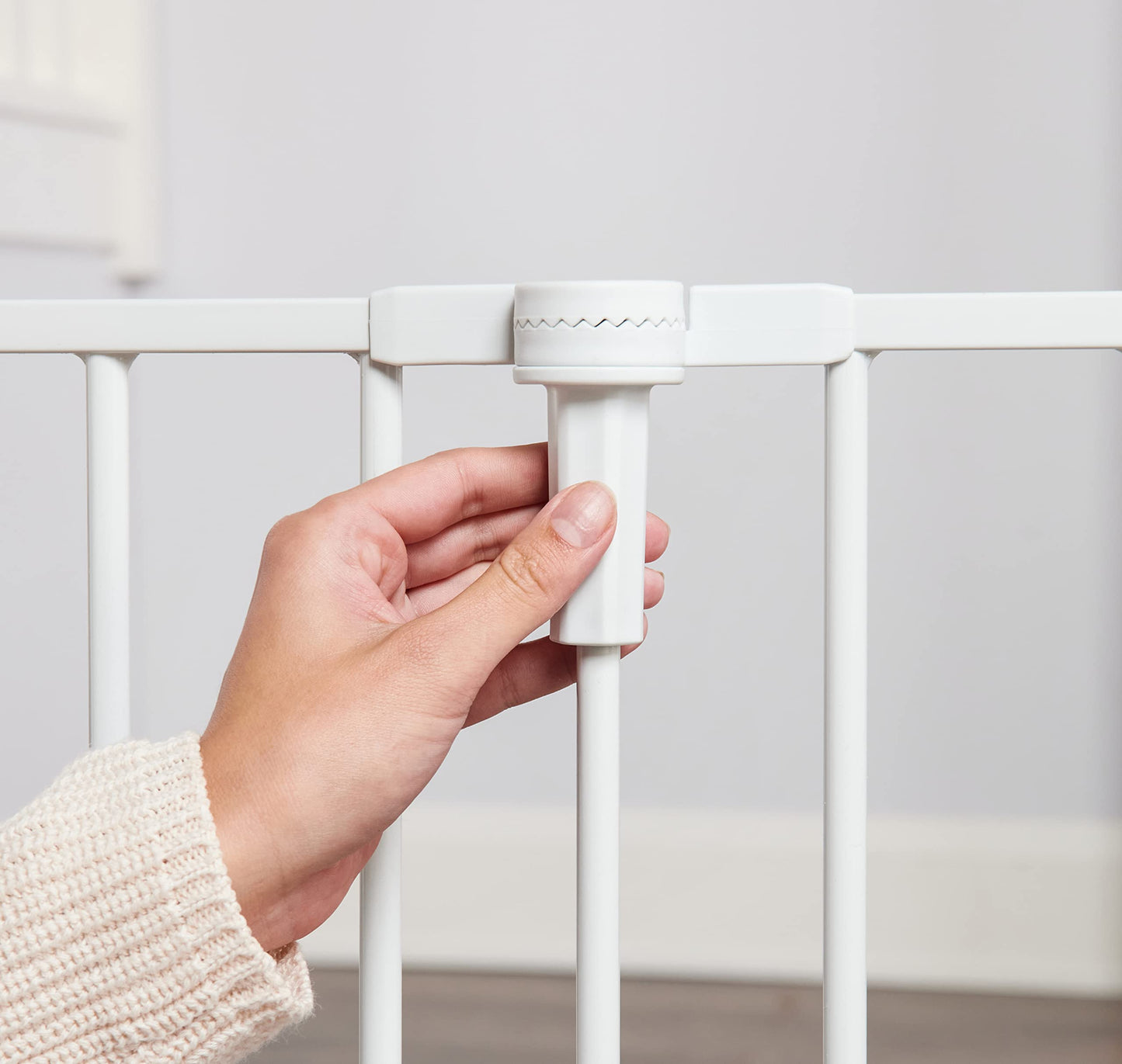 Regalo 192-Inch Super Wide Adjustable Baby Gate and Play Yard, Black, 4-in-1, Bonus Kit, Includes 4 Count (Pack of 1) of Wall Mounts