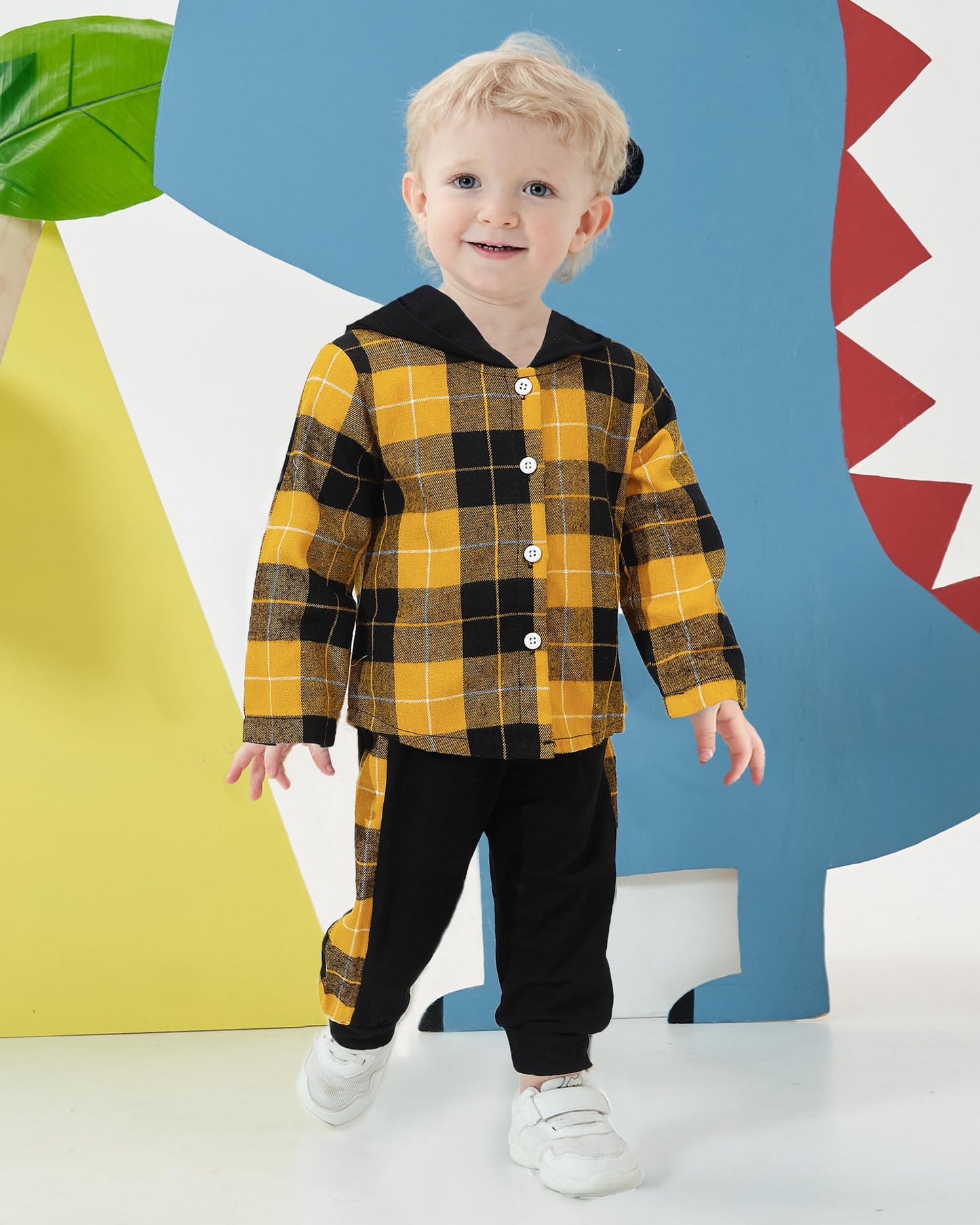 NZRVAWS Baby Boy Clothes Toddler Outfit Infant 6 12 18 24 Months2 3 4T Sweatsuit Ripped Jeans Fall Winter Clothing