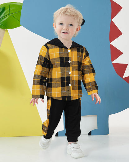 NZRVAWS Baby Boy Clothes Toddler Outfit Infant 6 12 18 24 Months2 3 4T Sweatsuit Ripped Jeans Fall Winter Clothing
