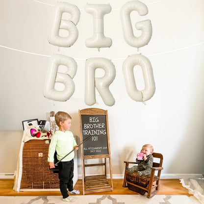 40 Inch Beige OH BABY Balloon for Baby Shower, Large Cream White Oh Baby Balloons Letters with Ribbon, Neutral Ivory Alphabet Oh Baby Balloon Banner Sign for Gender Reveal Backdrop Party Decorations
