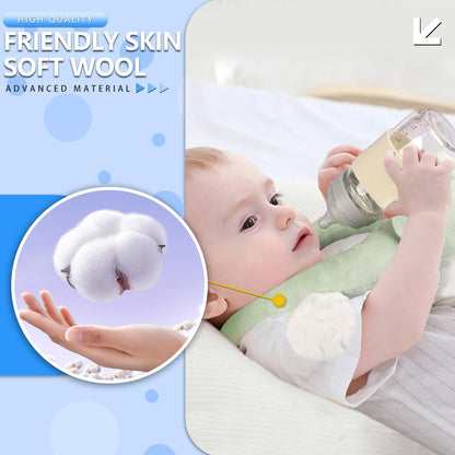 Baby Bottle Holder,Self Feeding Support Pad for Hands Free Bottle Feeding,Drying Rack Bottle (Grey)