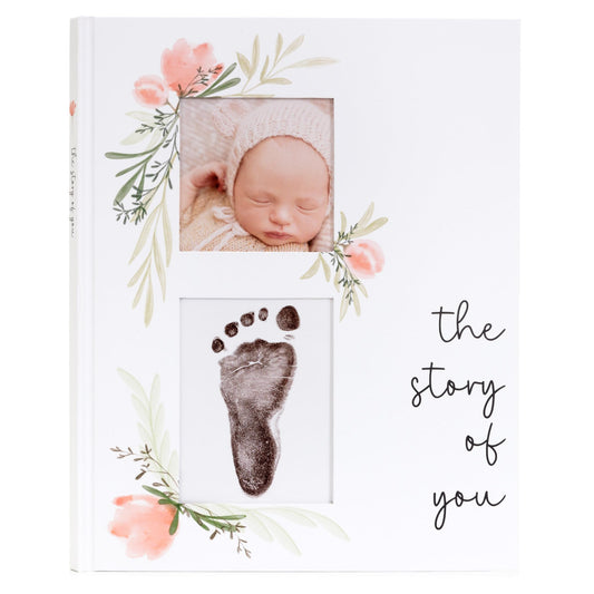 Baby Memory Book for the Modern Minimalist - Simple Baby Book for Boy or Girl - First Years Journal - Monthly Milestone Keepsake Record Book - Gender Neutral Pregnancy Gift for Baby Shower
