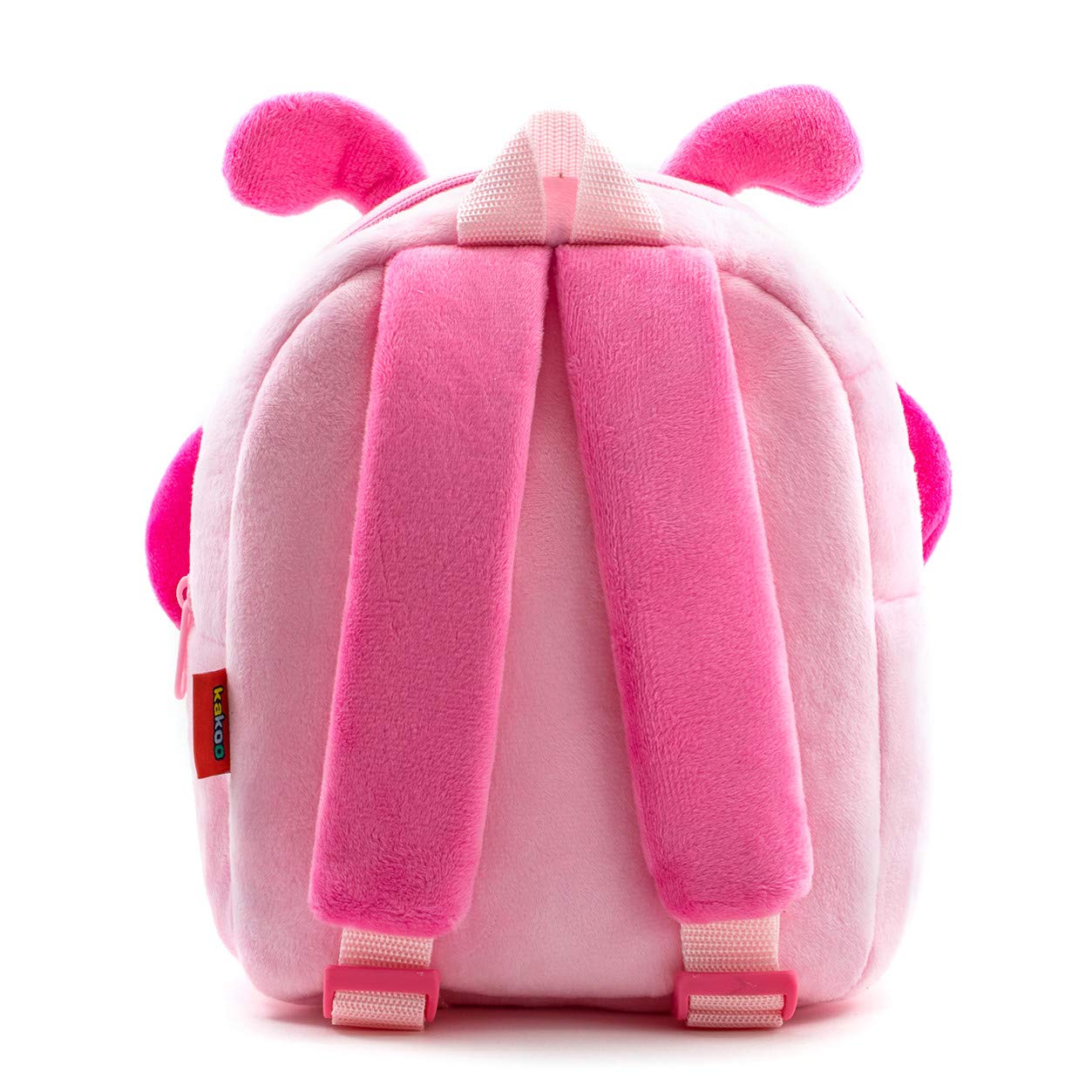 NICE CHOICE Cute Toddler Backpack Toddler Bag Plush Animal Cartoon Mini Travel Bag for Baby Girl Boy 2-6 Years(Grey Elephant)