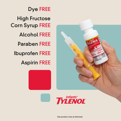 Infants' TYLENOL Oral Suspension, Grape, 2 Fl. Oz