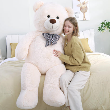 51 inch Big Teddy Bear Cute Giant Stuffed Animals Soft Plush Toy for Girlfriend Kids for Birthday Christmas Valentine's Day
