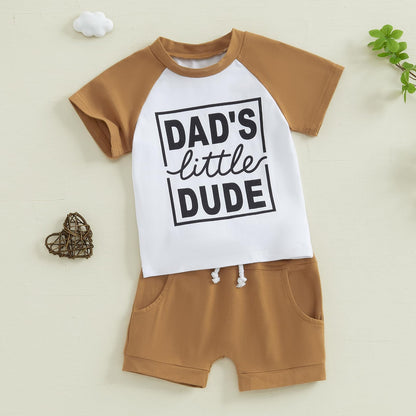 NZNDSHD Baby Boy Summer Clothes Daddys/Mamas Boy Matching Outfit Short Sleeve Embroidery T-shirt Plaid Toddler Shorts Set