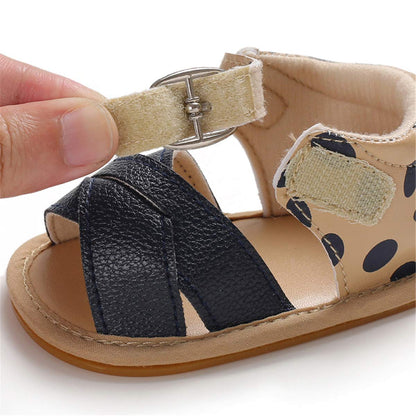 Baby Girl Sandals Summer Crib Shoes Bowknot Soft Sole Infant Girls Princess Dress Flats First Walker Shoes