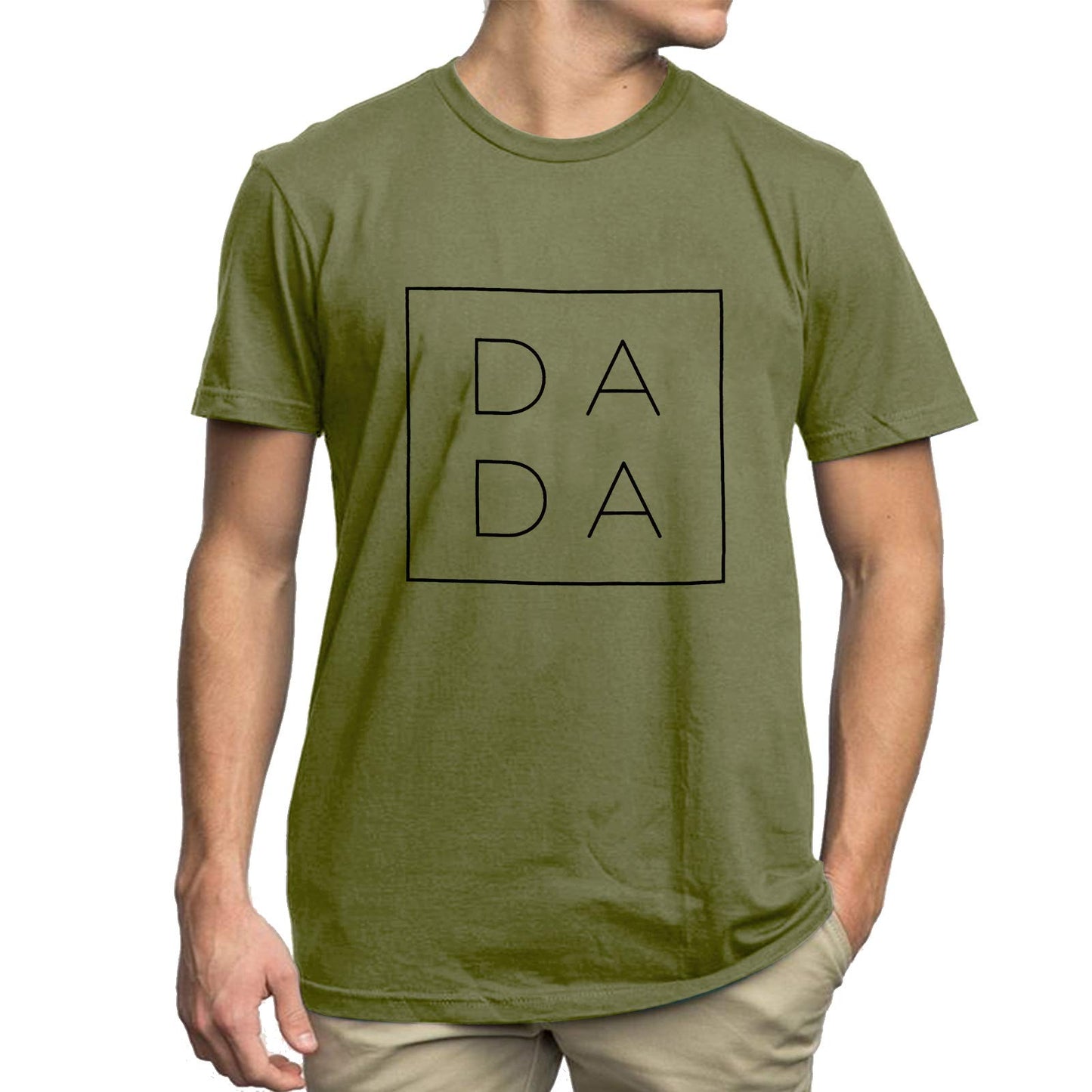 MNLYBABY Dad Shirts for Men Funny DADA Letter Print Graphic Tshirts Father Daddy Papa Gifts Tee Tops