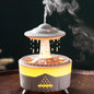 Raindrop Humidifiers for Bedroom -Essential Oil Diffuser with 7 Colors LED Lights,Air Humidifiers,Cool mist humidifier with 4 timers,Vaporizers for nursery,family,bedroom and office(No remote control)