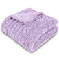 HOMRITAR Baby Blanket for Girls Toddlers 3D Fleece Fluffy Fuzzy Blanket for Baby, Soft Warm Cozy Fleece Blanket, Infant or Newborn Receiving Blanket 330GSM (30 x 40 Inch, Pink)