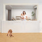 Momcozy Retractable Baby Gate, 33" Tall, Extends up to 55" Wide, Child Safety Baby Gates for Stairs, Doorways, Hallways, Indoor, Outdoor