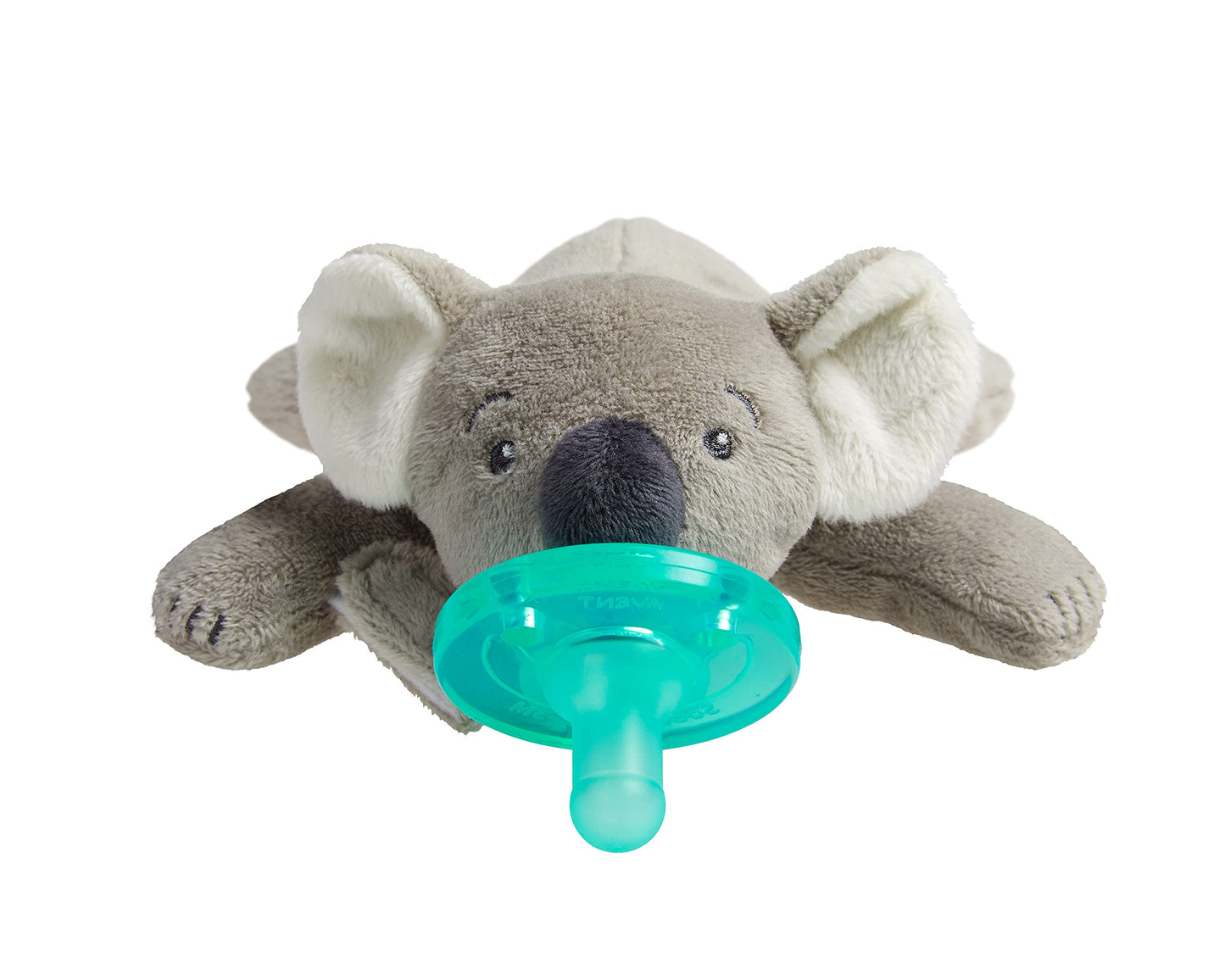 Philips AVENT Soothie Snuggle Pacifier Holder with Detachable Pacifier, 0m+, Giraffe, SCF347/01-1 Count (Pack of 1)