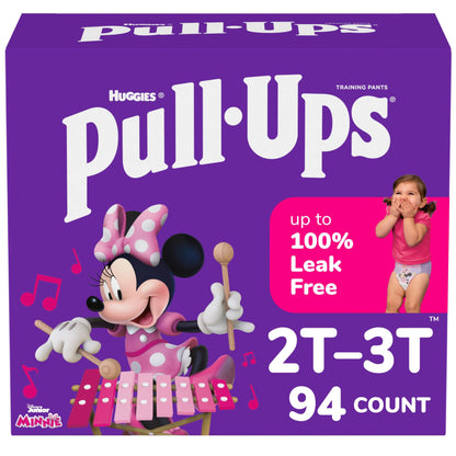 Pull-Ups Girls' Potty Training Pants, Size 4T-5T Training Underwear (38-50 lbs), 56 Count