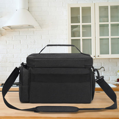 Breast Pump Bag Fit for Spectra S1 and S2, Pumping Bag with Waterproof Mat for Pump Accessories, Portable Pump Carrying Case for Work, Travel and Family Use, Black