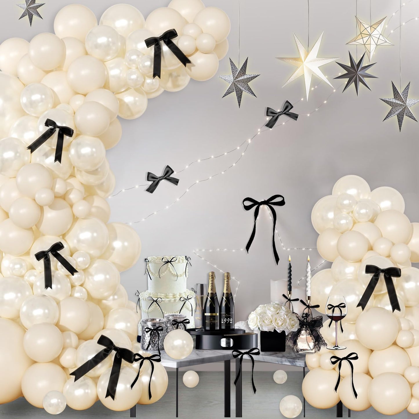 Dusty Pink Balloon Arch Kit 126 Pcs Pink and Sand White Balloon Arch Garland Kit Include Dusty Pink Sand White Balloons for Wedding Birthday Baby Shower Gender Reveal Decorations